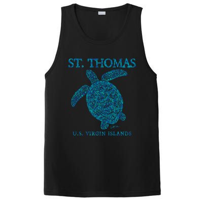 St Thomas Us Virgin Islands Sea Turtle Gift PosiCharge Competitor Tank