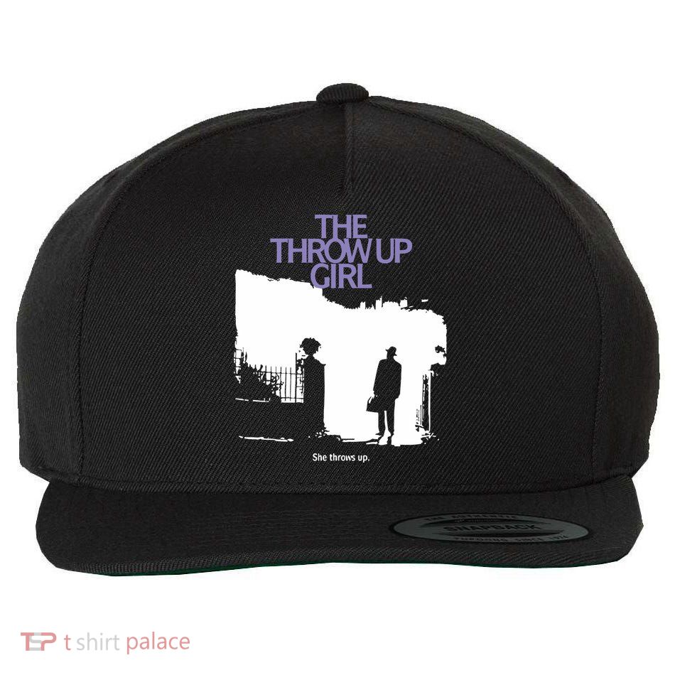 She Throws Up The Throw Up Girl Wool Snapback Cap