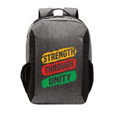 Strength Through Unity Black History African American Pride Vector Backpack