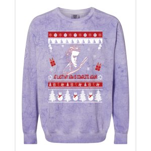 Sweeney Todd Ugly Christmas Colorblast Crewneck Sweatshirt