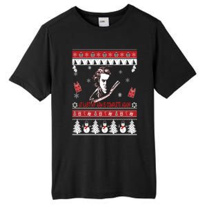 Sweeney Todd Ugly Christmas Tall Fusion ChromaSoft Performance T-Shirt