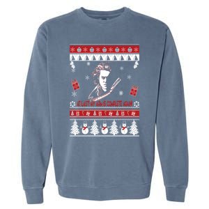 Sweeney Todd Ugly Christmas Garment-Dyed Sweatshirt