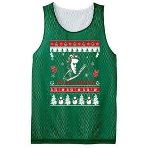 Sweeney Todd Ugly Christmas Mesh Reversible Basketball Jersey Tank