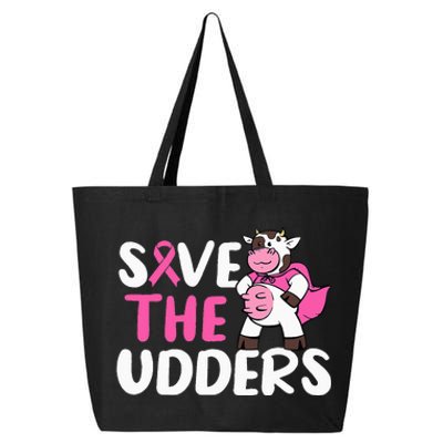 Save The Udders Cow Breast Cancer Awareness 25L Jumbo Tote