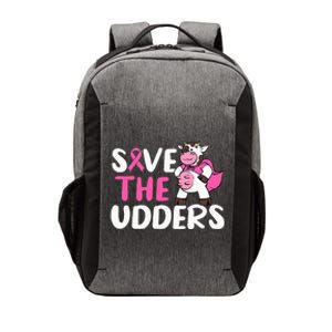 Save The Udders Cow Breast Cancer Awareness Vector Backpack