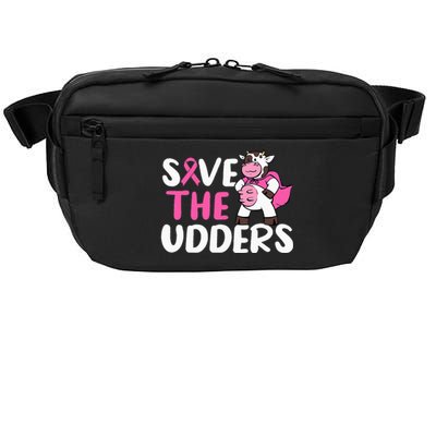 Save The Udders Cow Breast Cancer Awareness Crossbody Pack