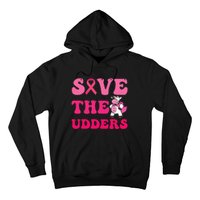 Save The Udders Cow Groove Breast Cancer Awareness Hoodie