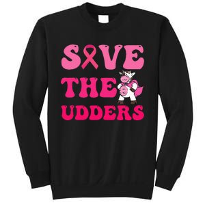 Save The Udders Cow Groove Breast Cancer Awareness Sweatshirt