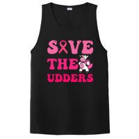 Save The Udders Cow Groove Breast Cancer Awareness PosiCharge Competitor Tank