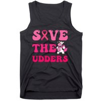 Save The Udders Cow Groove Breast Cancer Awareness Tank Top