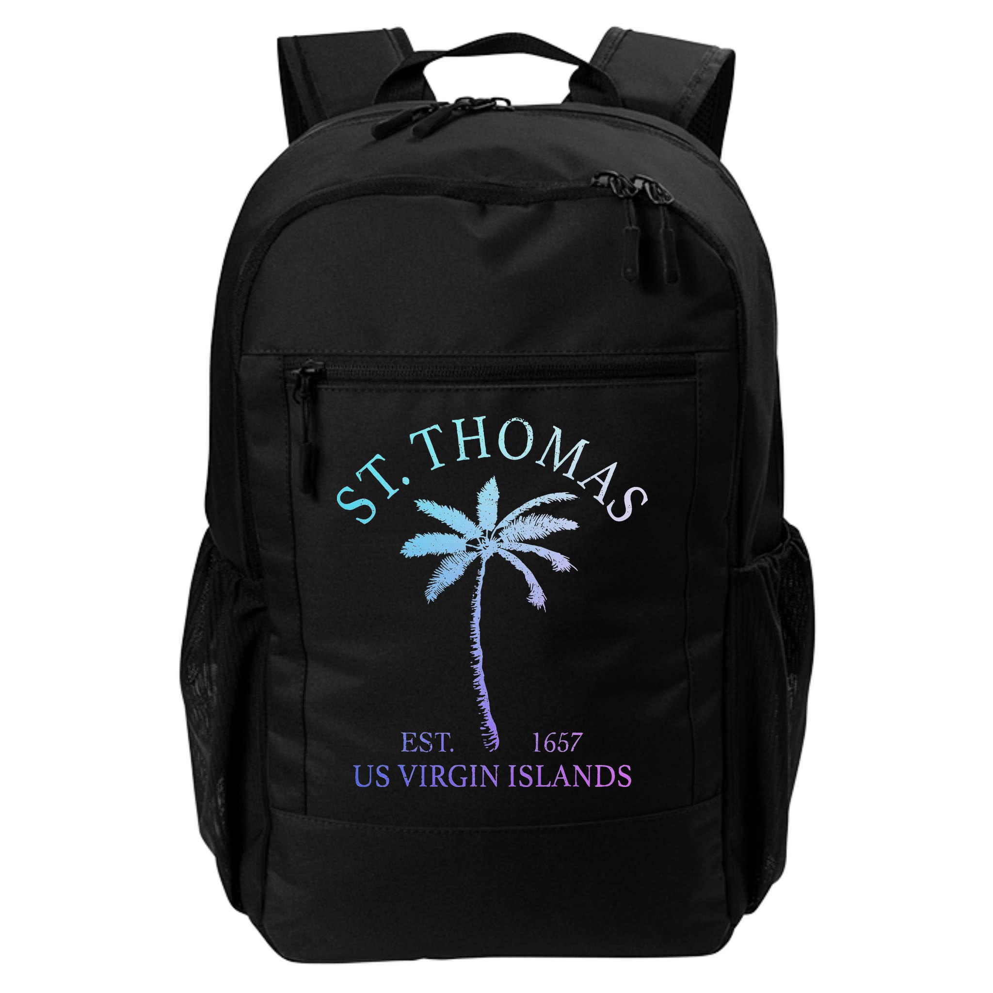 St. Thomas Us Virgin Islands Usvi Vintage Backpack