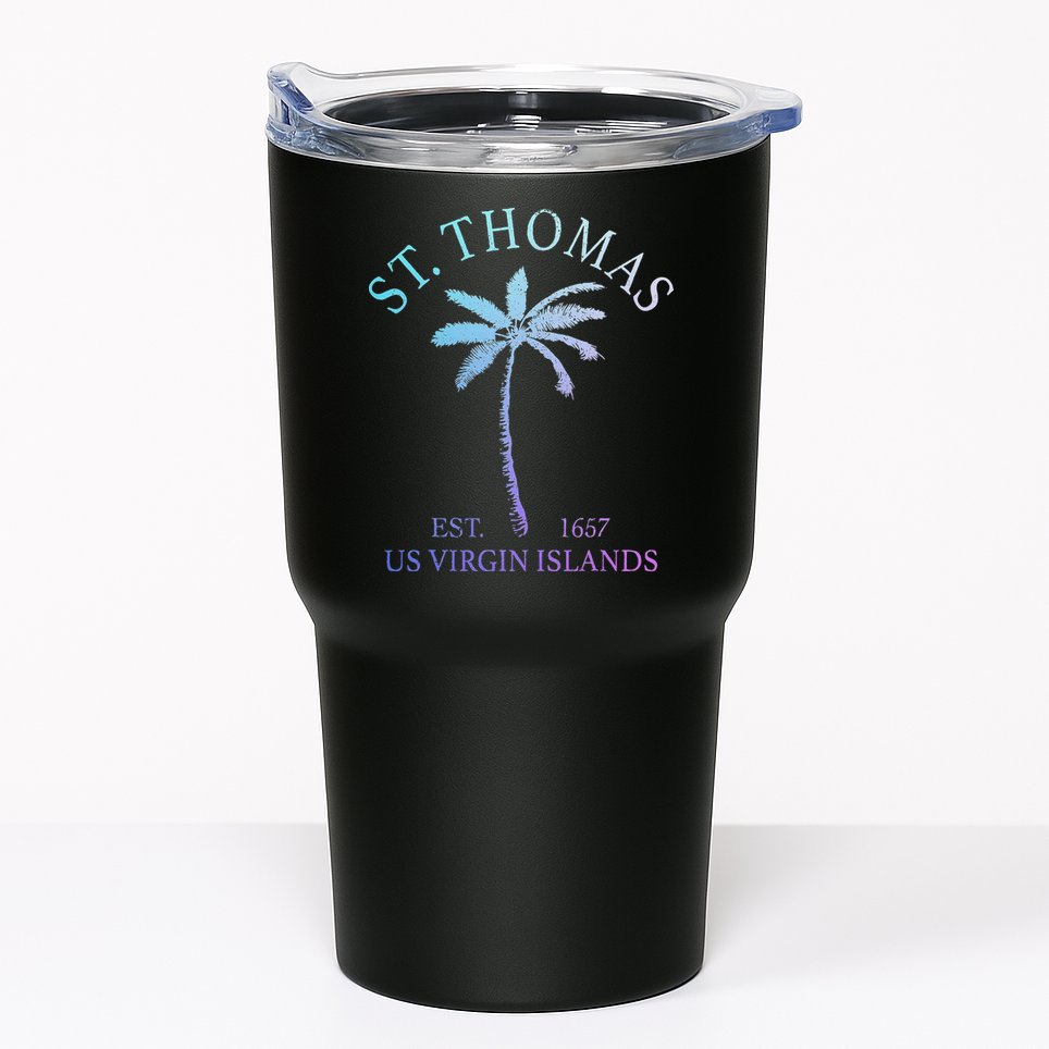 St. Thomas Us Virgin Islands Usvi Vintage Tumbler