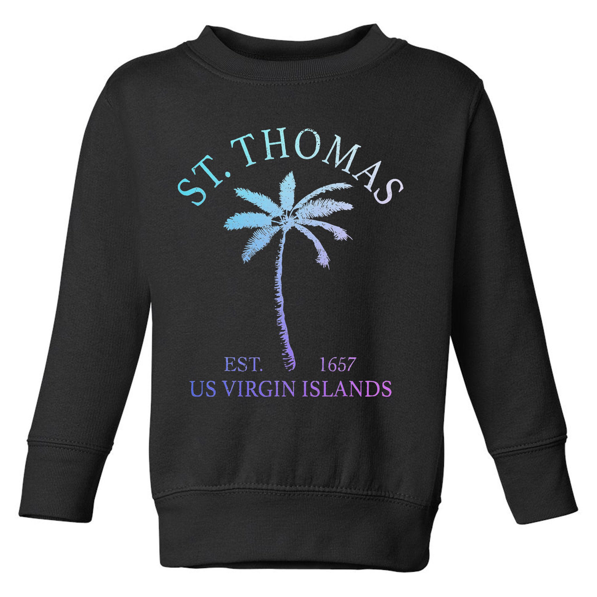 St. Thomas Us Virgin Islands Usvi Vintage Toddler Sweatshirt