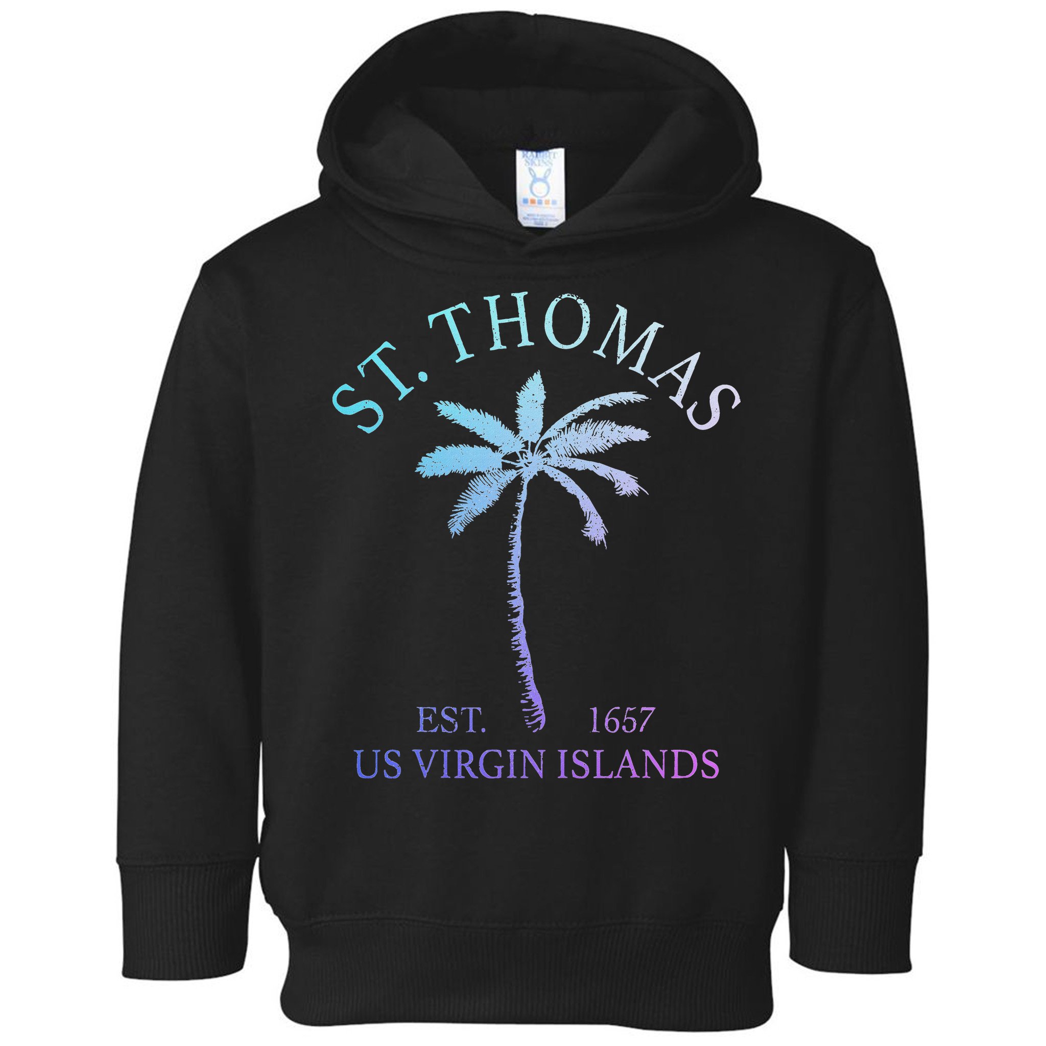St. Thomas Us Virgin Islands Usvi Vintage Toddler Hoodie