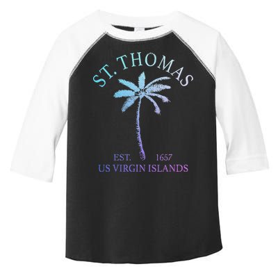 St. Thomas Us Virgin Islands Usvi Vintage Toddler Fine Jersey T-Shirt