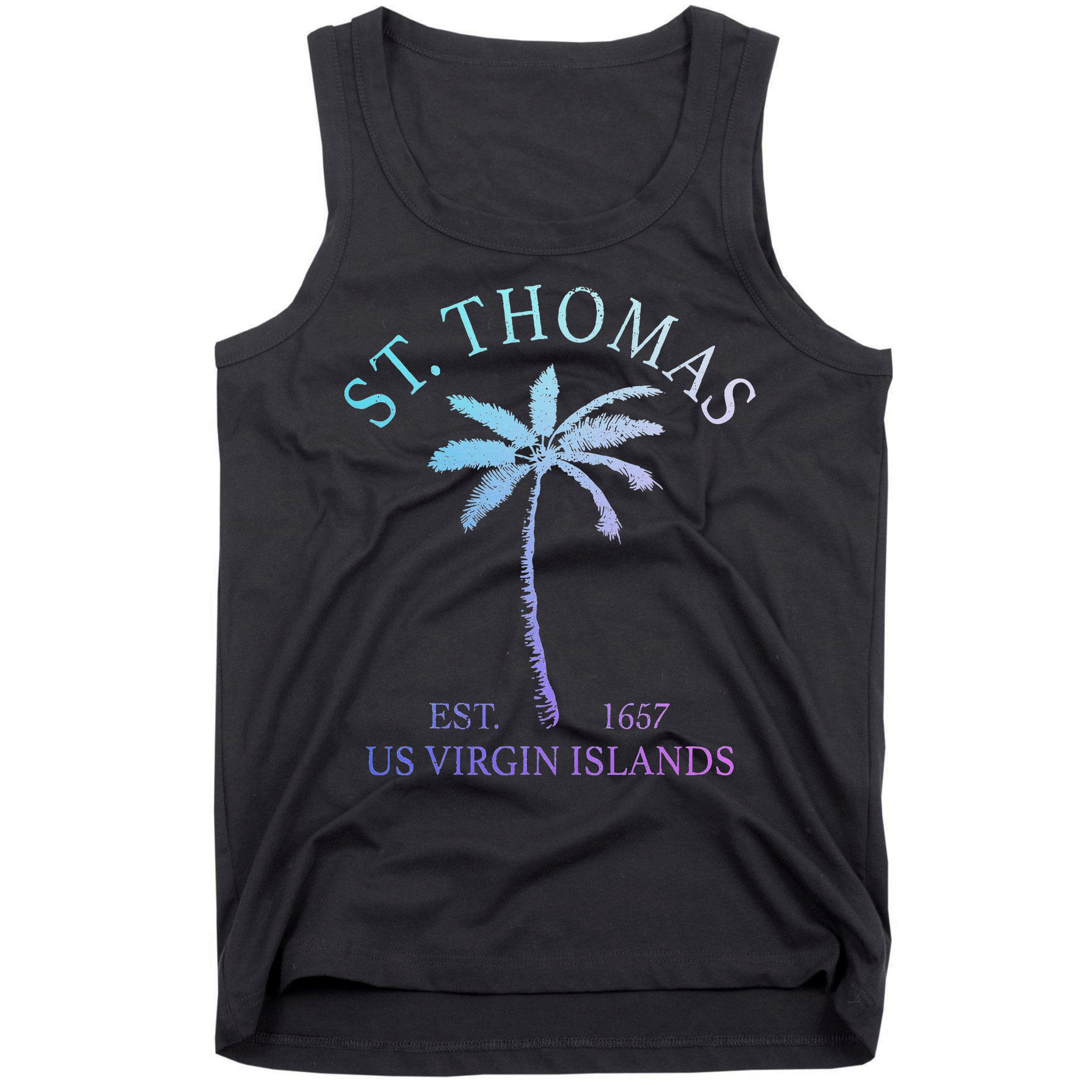 St. Thomas Us Virgin Islands Usvi Vintage Tank Top