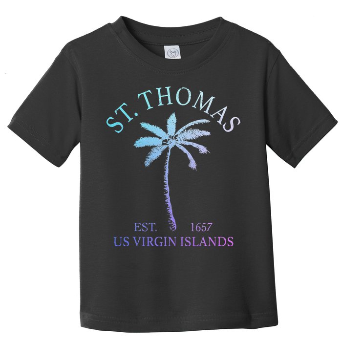 St. Thomas Us Virgin Islands Usvi Vintage Toddler T-Shirt