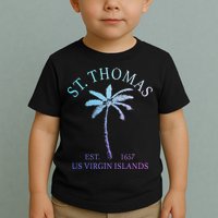 St. Thomas Us Virgin Islands Usvi Vintage Toddler T-Shirt