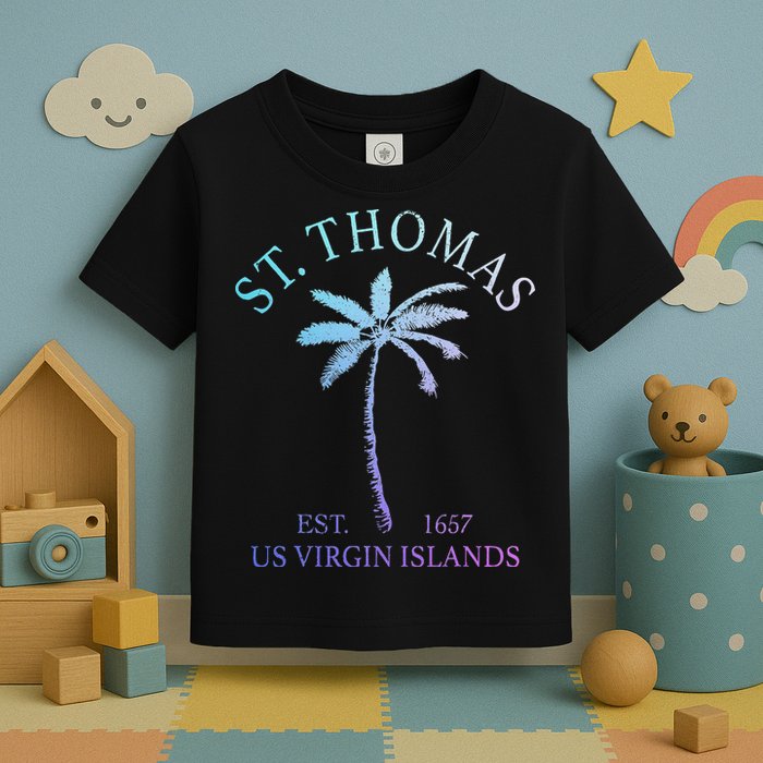St. Thomas Us Virgin Islands Usvi Vintage Toddler T-Shirt