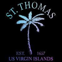 St. Thomas Us Virgin Islands Usvi Vintage Toddler T-Shirt