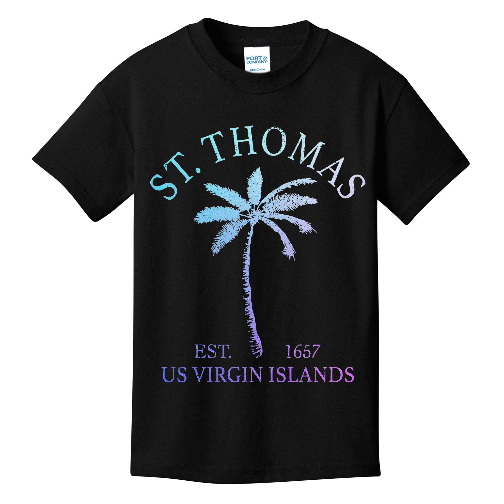 St. Thomas Us Virgin Islands Usvi Vintage Kids T-Shirt