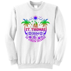 St Thomas Us Virgin Islands Summer Vacation 2024 Sweatshirt