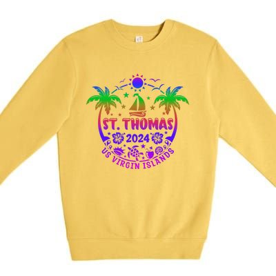 St Thomas Us Virgin Islands Summer Premium Crewneck Sweatshirt