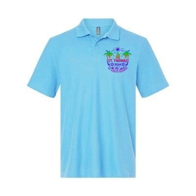 St Thomas Us Virgin Islands Summer Softstyle Adult Sport Polo