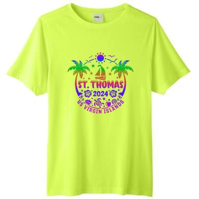 St Thomas Us Virgin Islands Summer Tall Fusion ChromaSoft Performance T-Shirt