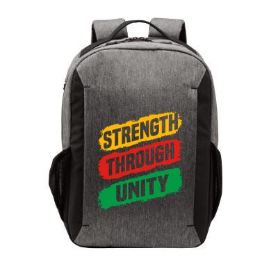 Strength Through Unity Black History African American Pride Vector Backpack
