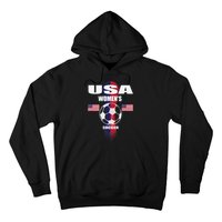 Soccer Team USA United States Soccer Fan Woman Hoodie