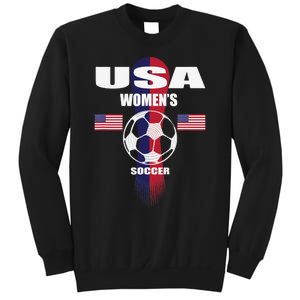 Soccer Team USA United States Soccer Fan Woman Sweatshirt