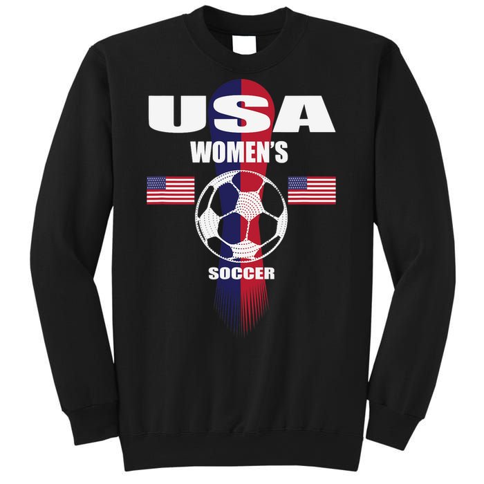 Soccer Team USA United States Soccer Fan Woman Sweatshirt