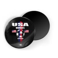 Soccer Team USA United States Soccer Fan Woman Magnet