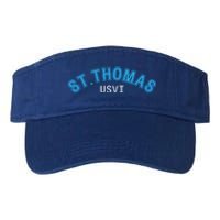 St Thomas Usvi Islands Holiday Gift Valucap Bio-Washed Visor