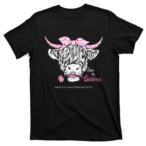 Save The Udders Heifer Cow Breast Cancer Awareness Day T-Shirt