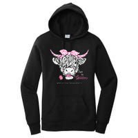 Save The Udders Heifer Cow Breast Cancer Awareness Day Women's Pullover Hoodie