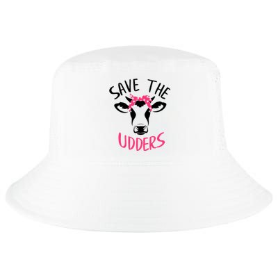 Save The Udders Breast Cancer Awareness Cow Cool Comfort Performance Bucket Hat