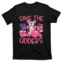 Save The Udders Breast Cancer Awareness Warrior Cow T-Shirt