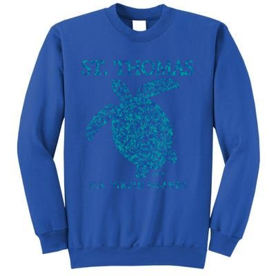 St Thomas Us Virgin Islands Sea Turtle Gift Sweatshirt