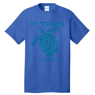 St Thomas Us Virgin Islands Sea Turtle Gift Tall T-Shirt