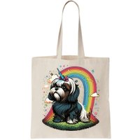 Shih Tzu Unicorn On Rainbow Unicorn Shih Tzu Bag