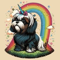 Shih Tzu Unicorn On Rainbow Unicorn Shih Tzu Bag