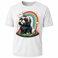 Shih Tzu Unicorn On Rainbow Unicorn Shih Tzu Performance Shirt