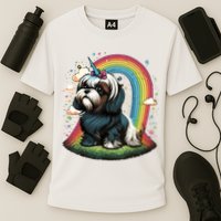 Shih Tzu Unicorn On Rainbow Unicorn Shih Tzu Performance Shirt