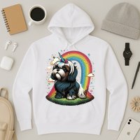 Shih Tzu Unicorn On Rainbow Unicorn Shih Tzu Hoodie