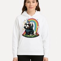 Shih Tzu Unicorn On Rainbow Unicorn Shih Tzu Hoodie