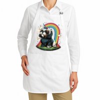 Shih Tzu Unicorn On Rainbow Unicorn Shih Tzu Apron