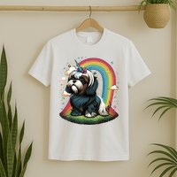 Shih Tzu Unicorn On Rainbow Unicorn Shih Tzu T-Shirt