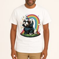 Shih Tzu Unicorn On Rainbow Unicorn Shih Tzu Tall T-Shirt